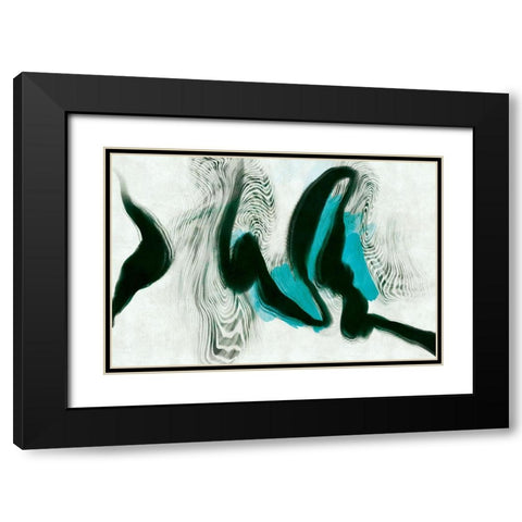 Purposeful Potency Black Modern Wood Framed Art Print with Double Matting by Naskrent, Delores