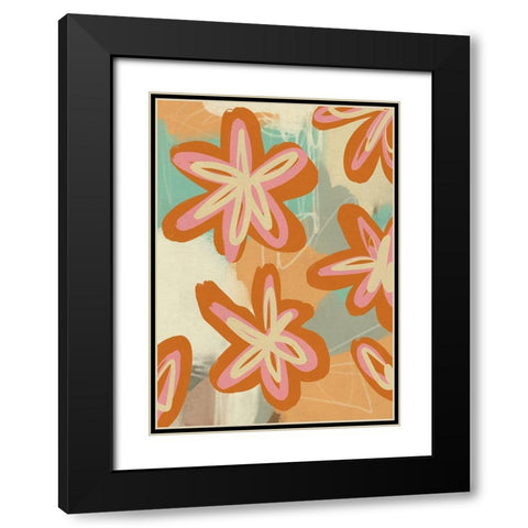 Summer of 68 Black Modern Wood Framed Art Print with Double Matting by Haase, Andrea