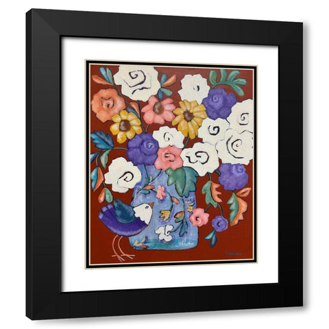 Brightly Black Modern Wood Framed Art Print with Double Matting by Wojahn, Holly