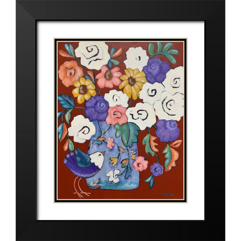 Brightly Black Modern Wood Framed Art Print with Double Matting by Wojahn, Holly