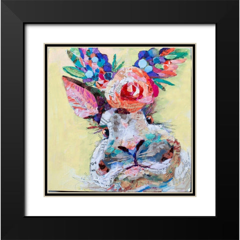 Hip-Hop Black Modern Wood Framed Art Print with Double Matting by St Hilaire, Elizabeth