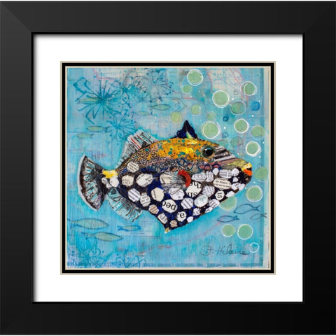 Clown Trigger Black Modern Wood Framed Art Print with Double Matting by St Hilaire, Elizabeth