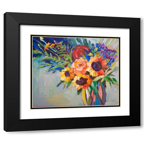 Be My Sunshine Black Modern Wood Framed Art Print with Double Matting by St Hilaire, Elizabeth