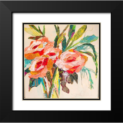 Tropical Vallarta Black Modern Wood Framed Art Print with Double Matting by St Hilaire, Elizabeth