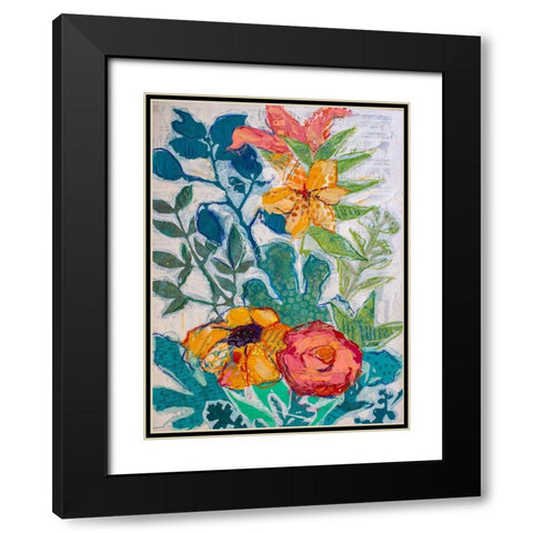 My Mothers Garden A Black Modern Wood Framed Art Print with Double Matting by St Hilaire, Elizabeth