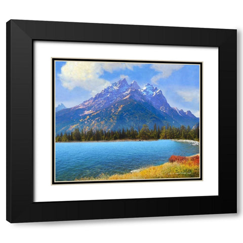 Cathedral Group Black Modern Wood Framed Art Print with Double Matting by Vest, Christopher