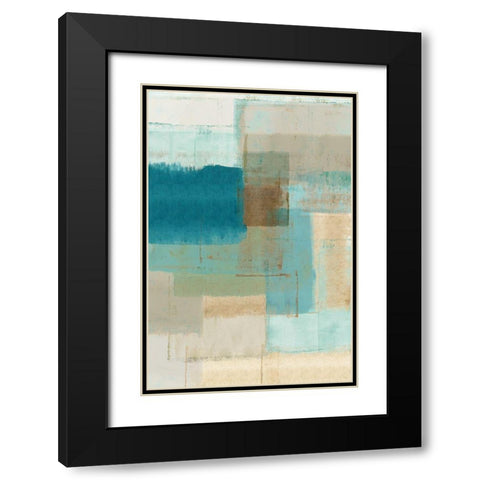 Summer Daze II Black Modern Wood Framed Art Print with Double Matting by Kouta, Flora