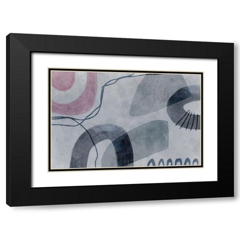 Against All Odds Black Modern Wood Framed Art Print with Double Matting by Haase, Andrea