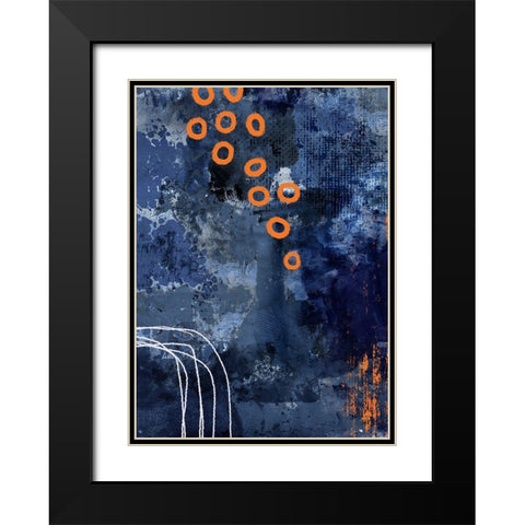 Nightscape Dream Black Modern Wood Framed Art Print with Double Matting by Haase, Andrea