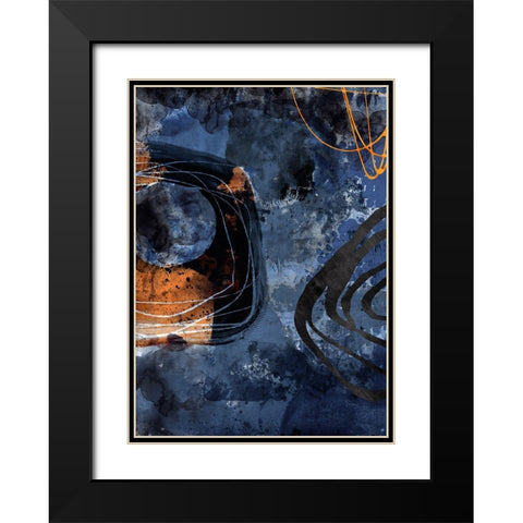 Nightscape Adventure Black Modern Wood Framed Art Print with Double Matting by Haase, Andrea