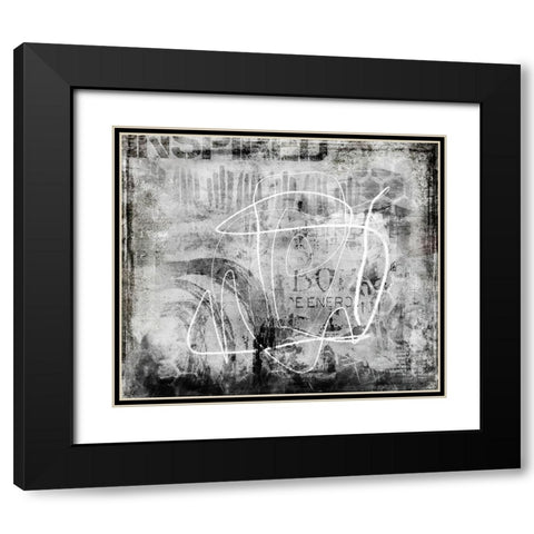 Draw Out of the Dark Black Modern Wood Framed Art Print with Double Matting by Haase, Andrea