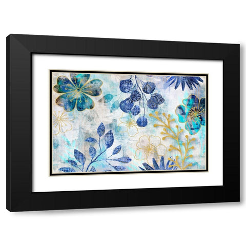 Fantasy Garden I Black Modern Wood Framed Art Print with Double Matting by Haase, Andrea