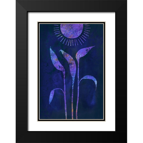 Fantasy Sunrise Black Modern Wood Framed Art Print with Double Matting by Haase, Andrea