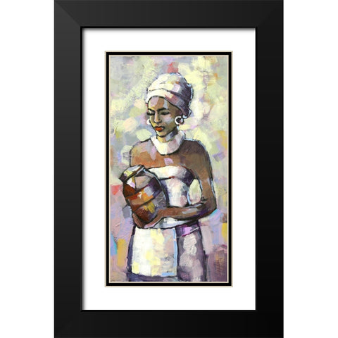 Nombeti I Black Modern Wood Framed Art Print with Double Matting by Eaton, Winnie