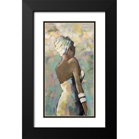Zizile Black Modern Wood Framed Art Print with Double Matting by Eaton, Winnie