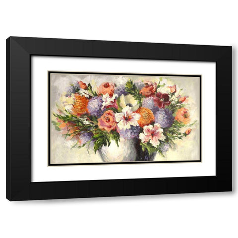 Spring Black Modern Wood Framed Art Print with Double Matting by Eaton, Winnie