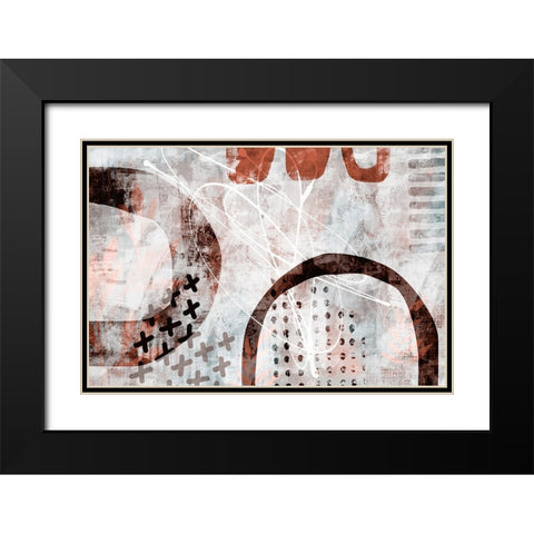 Secret Escape Black Modern Wood Framed Art Print with Double Matting by Haase, Andrea