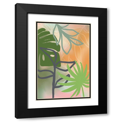 A Walk in the Park Black Modern Wood Framed Art Print with Double Matting by Haase, Andrea