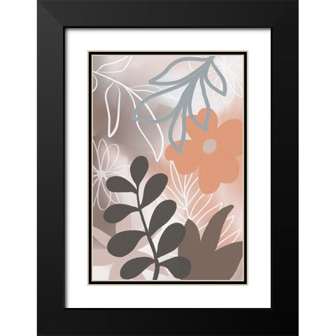 Botanical Garden II Black Modern Wood Framed Art Print with Double Matting by Haase, Andrea