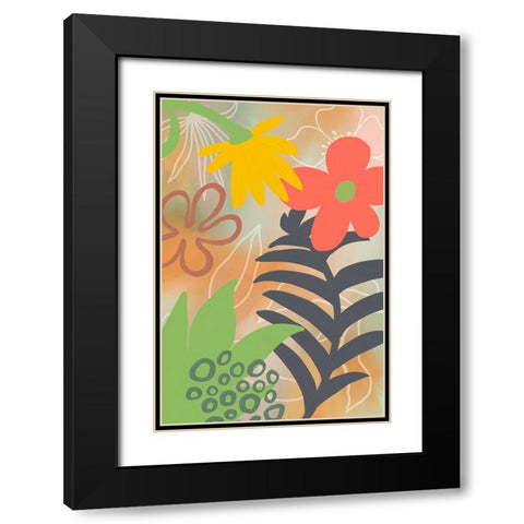 In my Patio Black Modern Wood Framed Art Print with Double Matting by Haase, Andrea