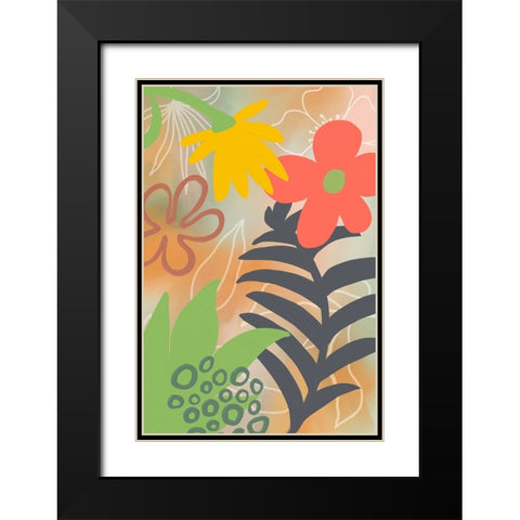 In my Patio Black Modern Wood Framed Art Print with Double Matting by Haase, Andrea