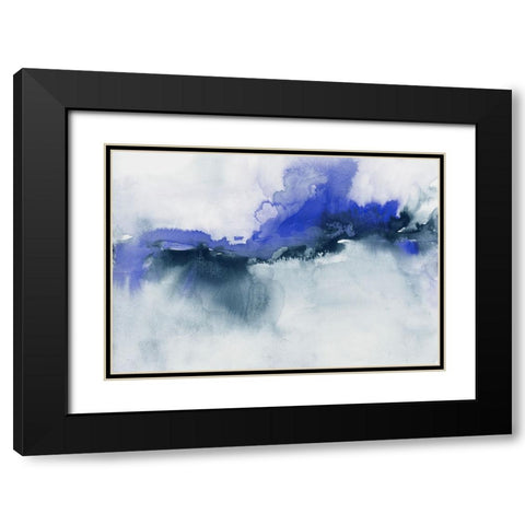 Eclectic Eruption Black Modern Wood Framed Art Print with Double Matting by Haase, Andrea
