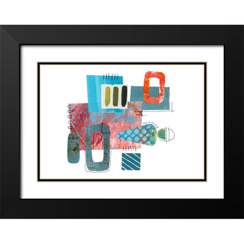 Fancy Cut III Black Modern Wood Framed Art Print with Double Matting by Haase, Andrea