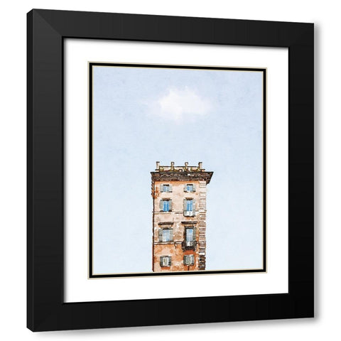 The Apartment Black Modern Wood Framed Art Print with Double Matting by Curinga, Kim