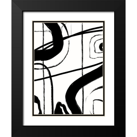 Intersecting Passage I Black Modern Wood Framed Art Print with Double Matting by Holman, Nicholas