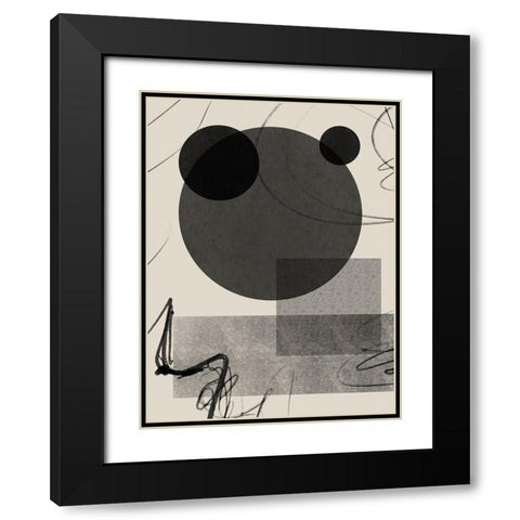 Turn Around I Black Modern Wood Framed Art Print with Double Matting by Holman, Nicholas