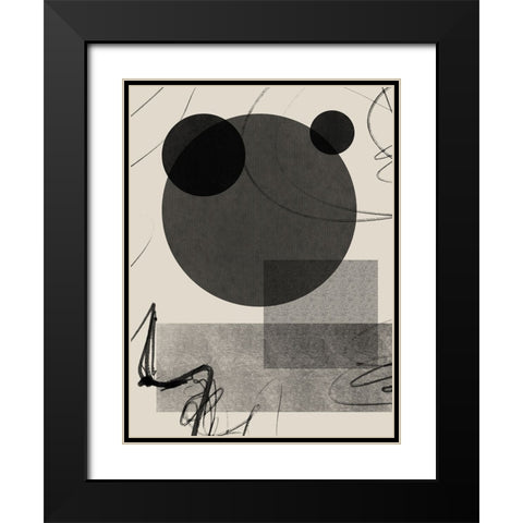 Turn Around I Black Modern Wood Framed Art Print with Double Matting by Holman, Nicholas