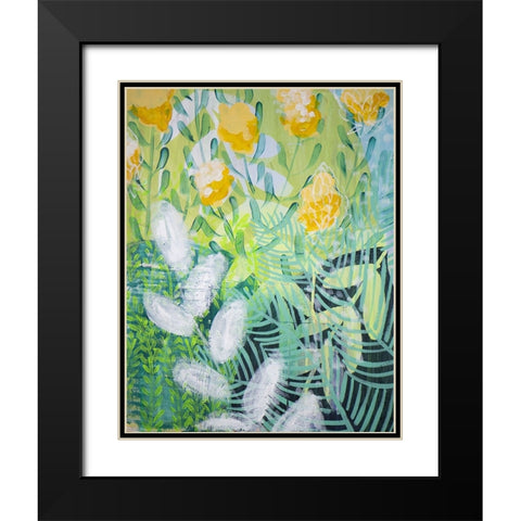 New Beginning Black Modern Wood Framed Art Print with Double Matting by Hampe, Shelley