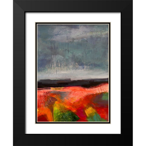 Landscape I Black Modern Wood Framed Art Print with Double Matting by Eaton, Winnie