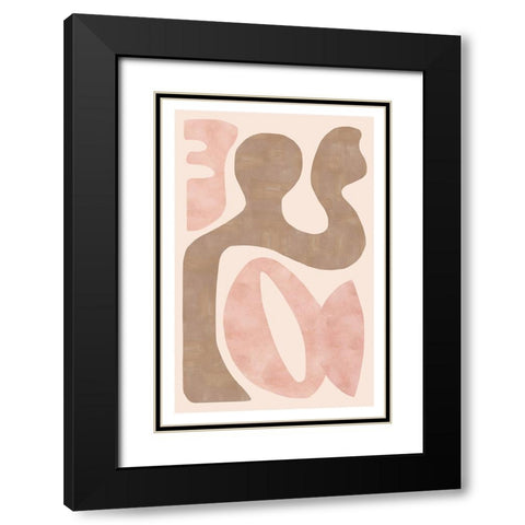 Equanimity I Black Modern Wood Framed Art Print with Double Matting by Kouta, Flora