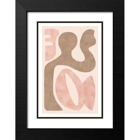Equanimity I Black Modern Wood Framed Art Print with Double Matting by Kouta, Flora