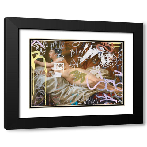 Jean-Baptiste Marie Pierre Danae, With a Touch of Modern Black Modern Wood Framed Art Print with Double Matting by Orlov, Irena