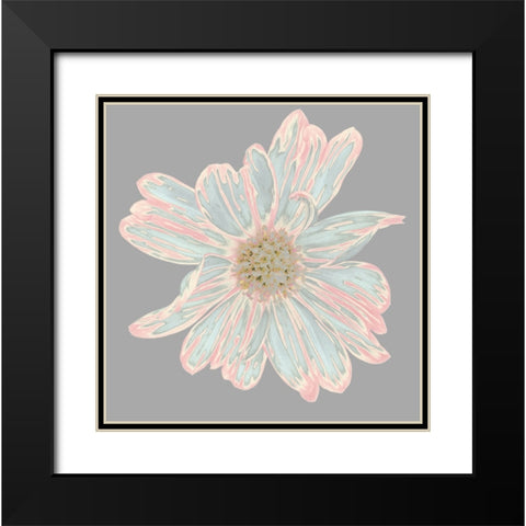 Colorful Flower III Black Modern Wood Framed Art Print with Double Matting by Orlov, Irena