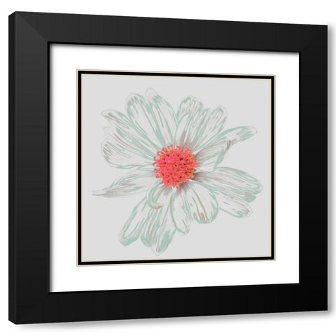 Colorful Flower IV Black Modern Wood Framed Art Print with Double Matting by Orlov, Irena
