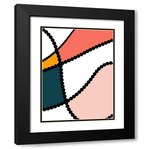 Zipline I Black Modern Wood Framed Art Print with Double Matting by Schlotzhauer, Jim