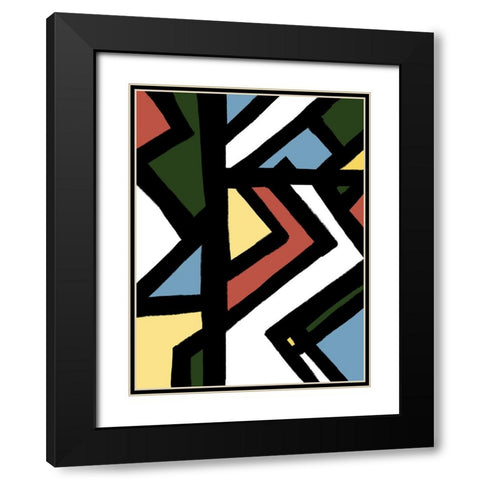 The View From Here I Black Modern Wood Framed Art Print with Double Matting by Schlotzhauer, Jim
