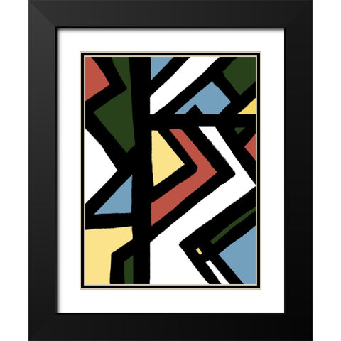 The View From Here I Black Modern Wood Framed Art Print with Double Matting by Schlotzhauer, Jim