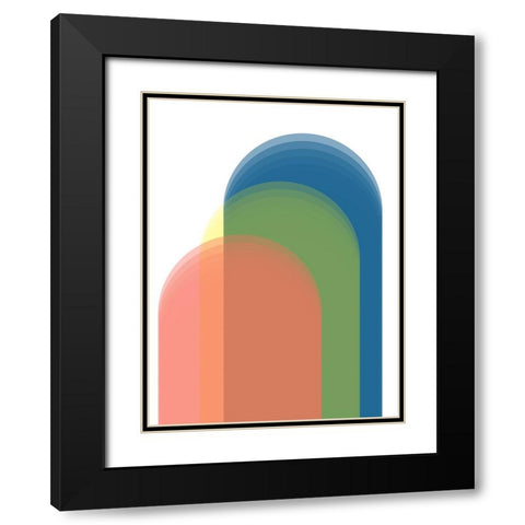This Many I Black Modern Wood Framed Art Print with Double Matting by Schlotzhauer, Jim
