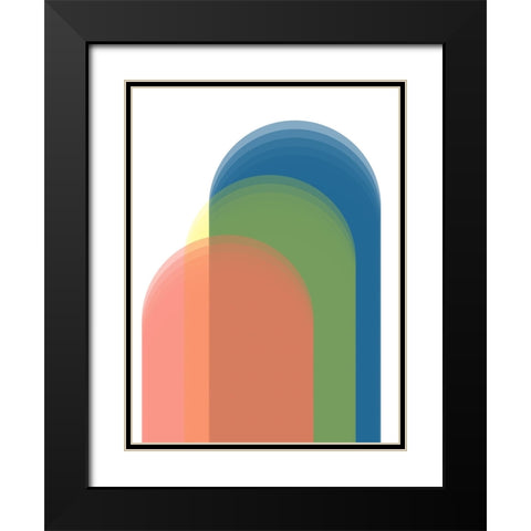 This Many I Black Modern Wood Framed Art Print with Double Matting by Schlotzhauer, Jim