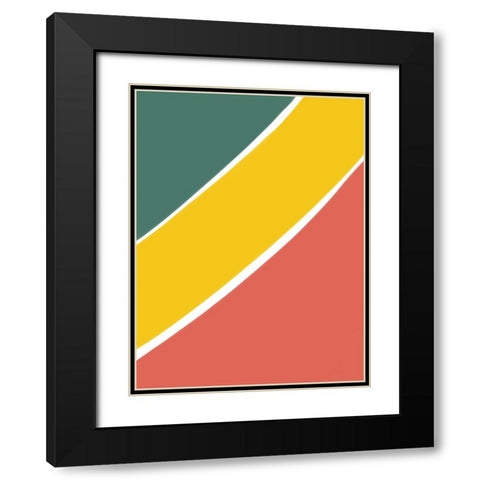 The Path Ahead I Black Modern Wood Framed Art Print with Double Matting by Schlotzhauer, Jim