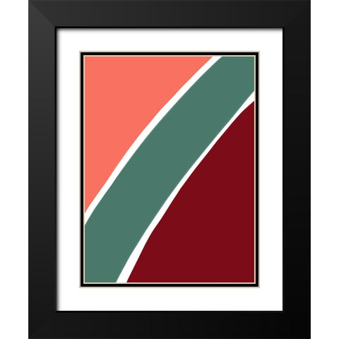 The Path Ahead II Black Modern Wood Framed Art Print with Double Matting by Schlotzhauer, Jim