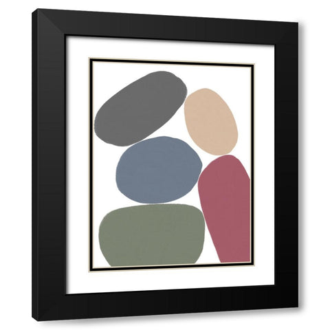 Balancing Act II Black Modern Wood Framed Art Print with Double Matting by Schlotzhauer, Jim