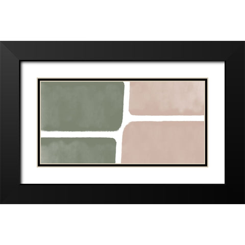 Bandera Black Modern Wood Framed Art Print with Double Matting by Schlotzhauer, Jim