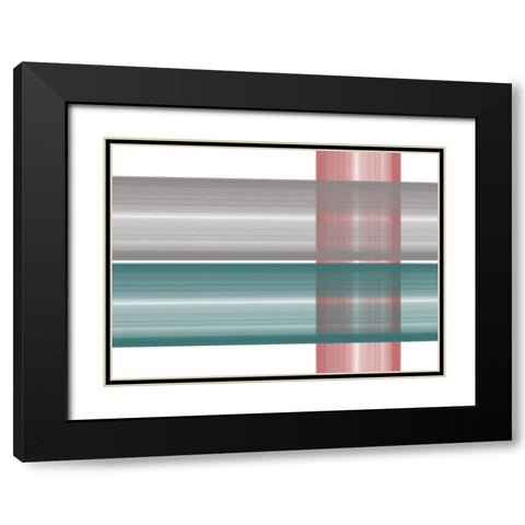 Axis I Black Modern Wood Framed Art Print with Double Matting by Schlotzhauer, Jim