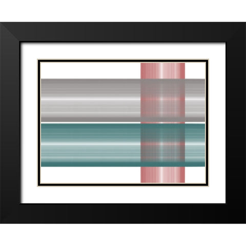 Axis I Black Modern Wood Framed Art Print with Double Matting by Schlotzhauer, Jim