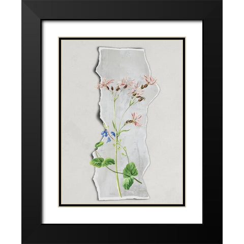 In the Strip II Black Modern Wood Framed Art Print with Double Matting by Smith, Karen